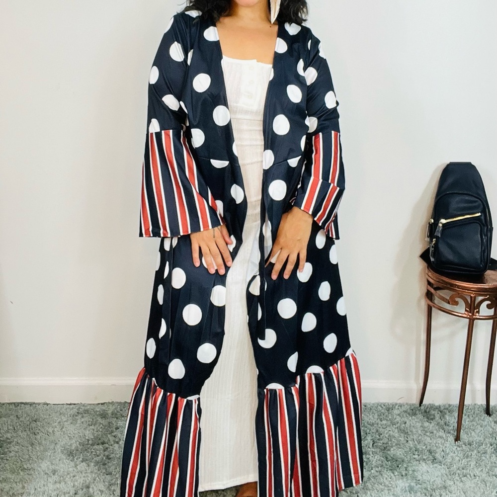 Elegant Duster / Wrap Dress: 2X - Picture 5 of 14
